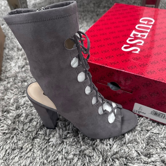 Guess - Laila 2 Suede Booties - Picture 3 of 4